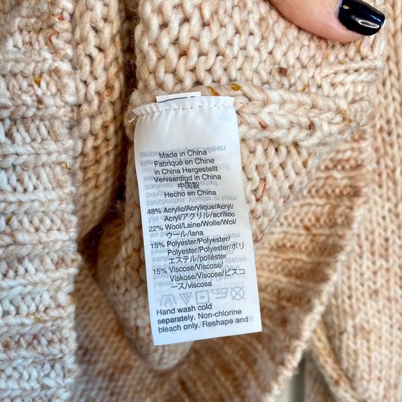 Winter sale ✨Madewell | Pleat Shoulder Wool Pullover - Picture 8 of 9